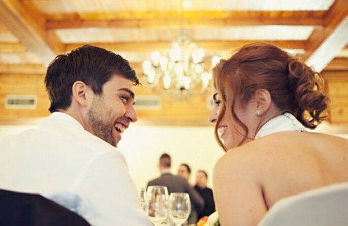Recien casados disfrutando la boda - Foto Attitude Fotografia