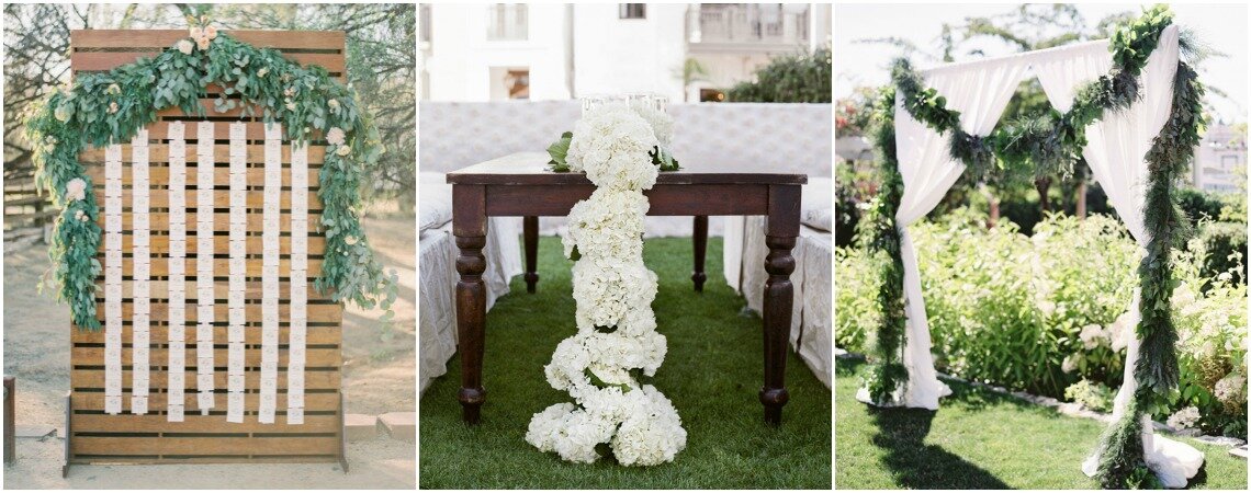 Guirnaldas De Flores Para Decorar Tu Matrimonio. ¡Ideas Novedosas!