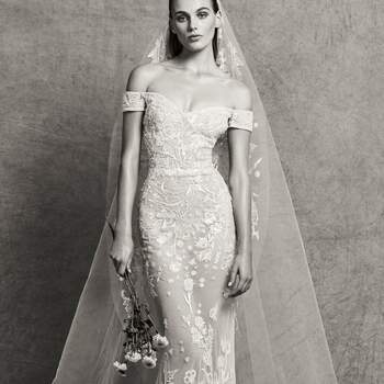 Carmina with veil, Zuhair Murad.