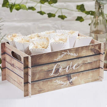 Cajita decorativa de madera- Compra en The Wedding Shop