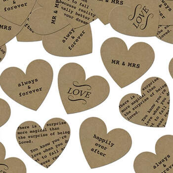 Confeti de corazones vintage- Compra en The Wedding Shop