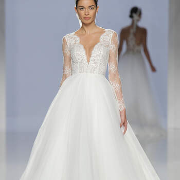 Rosa Clará. Credits: Barcelona Bridal Fashion Week