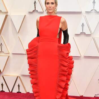 Kristen Wiig en Maison Valentino. Credits: Getty Images