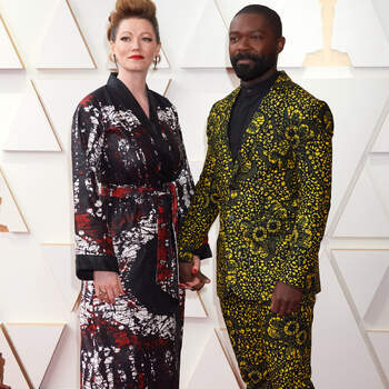 Jessica Oyelowo and David Oyelowo arrive on the red carpet of the 94th Oscars® at the Dolby Theatre at Ovation Hollywood in Los Angeles, CA, on Sunday, March 27, 2022.