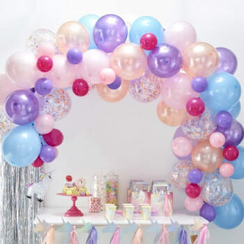 Arco de globos pastel 70 unidades- Compra en The Wedding Shop
