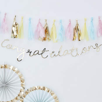 Guirlanda "Congratulation"- Compra en The Wedding Shop