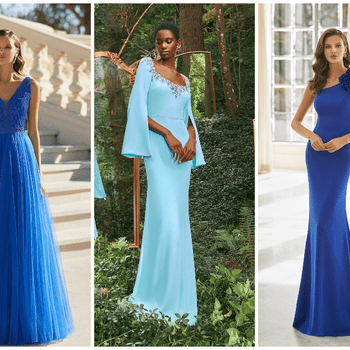 65 vestidos azules de fiesta: elige tu favorito y arrasa