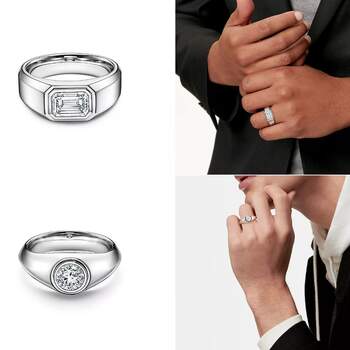 The Charles Tiffany Setting - anillos de compromiso para hombre
