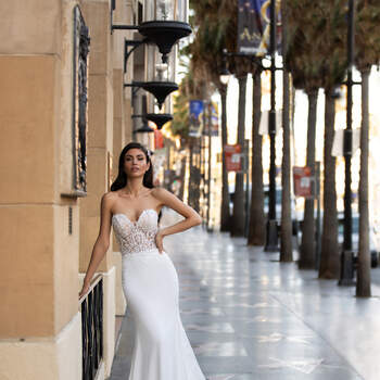 Vestido de noiva modelo Monroe da coleção Pronovias 2021 Cruise Collection
