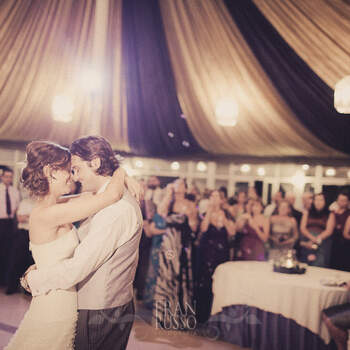 Preciosa foto del primer baile como marido y mujer. Foto: Fran Russo