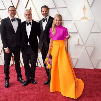 Oscar® nominees Iain Canning, Emile Sherman and guests arrive on the red carpet of the 94th Oscars® at the Dolby Theatre at the Ovation Hollywood in Los Angeles, CA, on Sunday, March 27, 2022.