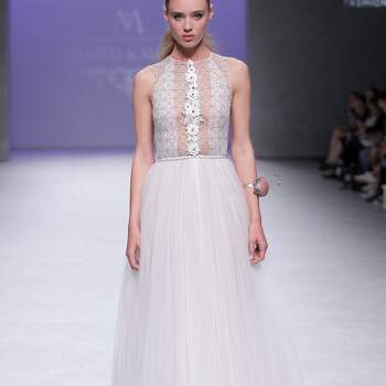 Marco&amp;María | Credits: Valmont Barcelona Bridal Fashion Week