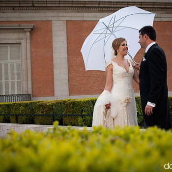 El paraguas se puede convertir en un elemento más de tu sesión de fotos. Foto: Dani Alda.