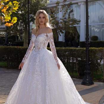 150 vestidos de novia manga larga 2023: ¡diseños para desbordar estilo!