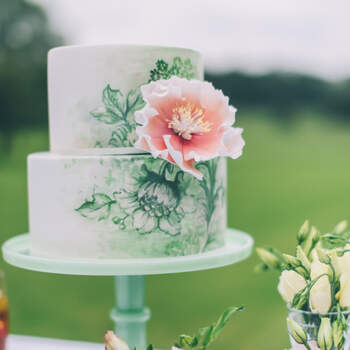 Inspiração para bolos de casamento simples, mas fabulosos! | Créditos: Aster &amp; Olive Photography