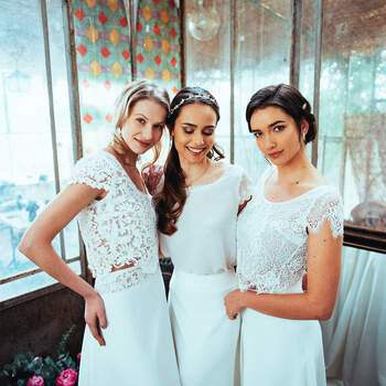 Photo : Guillaume Gilles - Elsa Gary, robes de mariée Futur, Oxygène et Singulière
