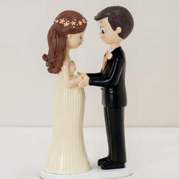Cake topper sposa incinta- Compra en The Wedding Shop