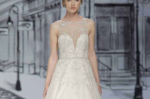 minimalist bridal gown
