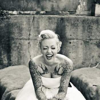 Mariée et tatouée! Photo : Pinterest Pausecafein.fr