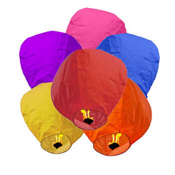 Esfera Voladora multicolores 10 unidades - Compra en The Wedding Shop