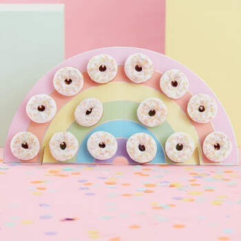 Pie de arco Iris donuts- Compra en The Wedding Shop