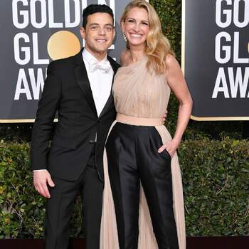 Julia Roberts com Rami Malek | Créditos: Instagram