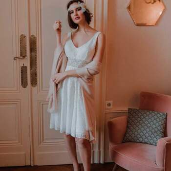 Collection Capsule, robe de mariée courte - Crédit photo: Anaïs Rueda Photographie 