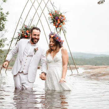 Elopement na Cachoeira  de Aline e Bruno