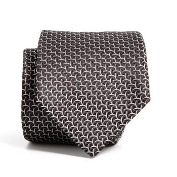 Corbata de la colección especial "Cincuenta sombras de Grey" en negro. Foto: SOLOiO.
