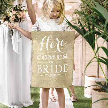 Guirlanda "Here Comes The Bride"- Compra en The Wedding Shop