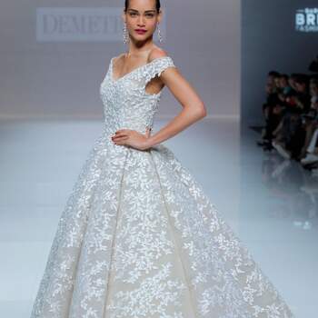 Demetrios 2019. Credits: Barcelona Bridal Fashion Week