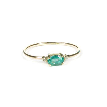 Dream emerald diamond ring. Credits: Small Branch