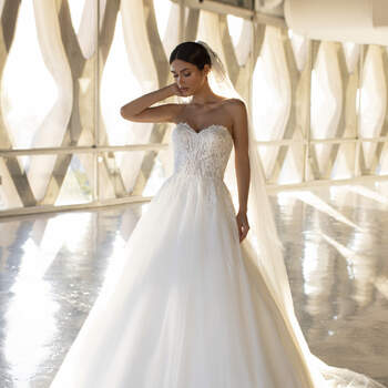 Vestido de noiva modelo Parrish da coleção Pronovias 2021 Cruise Collection