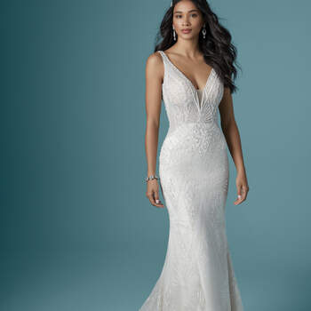 Photo : Maggie Sottero - robe Elaine