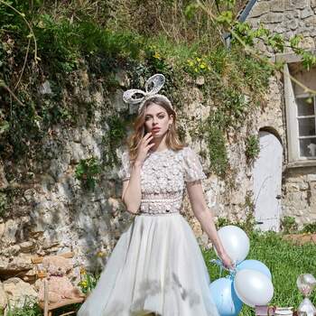Photo : Michael Guichard - Créatrice de robe de mariée : LK Paris Couture 
