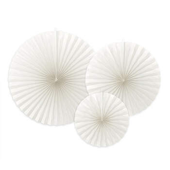 Rosetones decorativos blancos 3 unidades - Compra en The Wedding Shop