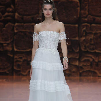 Inmaculada Garcia. Credits: Barcelona Bridal Fashion Week