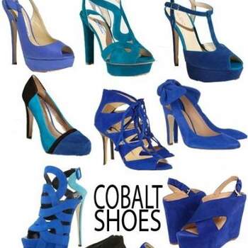 Otra forma de dar un toque de azul a tu look nupcial es mediante los zapatos. Foto: Stileggendo.com