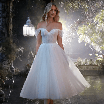 Vestidos de novia cortos, ¡más de 150 diseños TOP para tu boda!