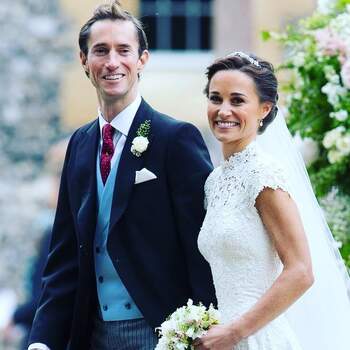 Pippa Middleton, irmã de Kate Middleton, casou-se com o empresário James Matthews em maio.