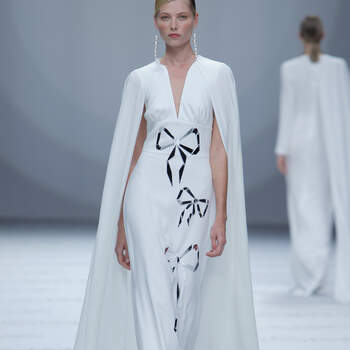 Isabel Sanchis. Credits: Barcelona Bridal Fashion Week