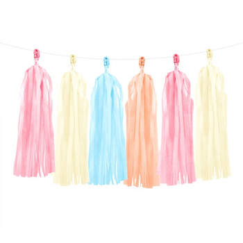 Guirnalda borlas pastel- Compra en The Wedding Shop