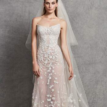 Carolina with veil, Zuhair Murad