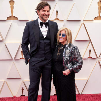 Oscar® nominee Bradley Cooper and guest arrive on the red carpet of the 94th Oscars® at the Dolby Theatre at Ovation Hollywood in Los Angeles, CA, on Sunday, March 27, 2022.