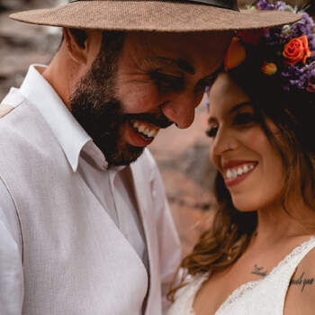 Elopement na Cachoeira  de Aline e Bruno