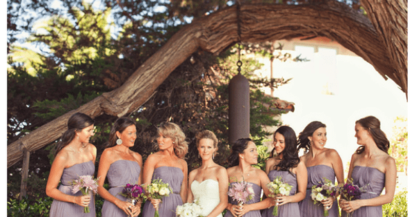 Suave Violín acoplador Violeta y perfecta: Los vestidos más lindos en color lila para tus damas de  boda