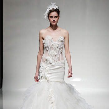 Dress by Anna Romysh Haute Couture. Image: Christopher Dadey for White Gallery London