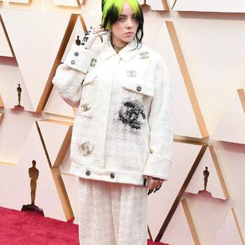 Billie Eilish en Chanel. Credits: Getty Images