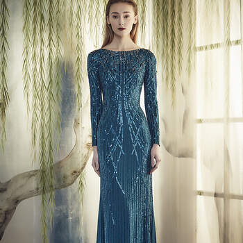 Blue Full-Length Gowns: A Versatile and Elegant Outfit for the Most ...