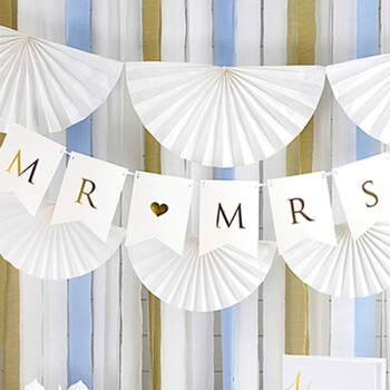 Lunas decorativas de papel blancas - Compra en The Wedding Shop